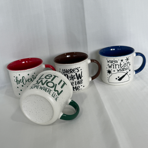 Wholesale <b>Cheap</b> Price 12Oz Creative Ceramic Water Cup Custom Design Winter Children Mug - Product Image 2