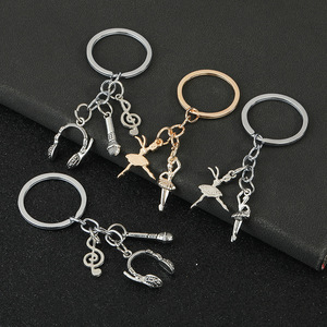 Porte-clés en métal en forme de ballerine, cadeau pour danseurs - Product Image 2