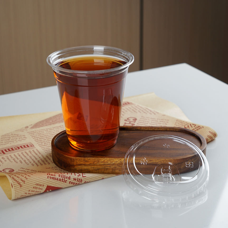 1000 Pack 16 oz Clear Plastic Cups PET Disposable Cold Drinking Cups ...