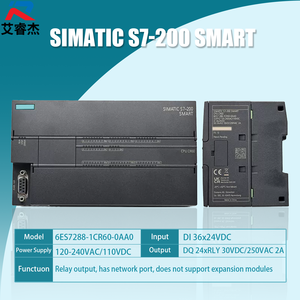 PLC 6ES7288-1CR60-0AA0 รุ่นใหม่แท้ คอมแพคซีพียู CR60 36DI/24DO SIMATIC S7-200 SMART ตัวควบคุมแบบตั้งโปรแกรมได้ 6es7 288-1cr60-0aa0 - Product Image 1