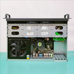 2U endüstriyel kontrol durumda sunucu USB kısa 300 derinlik ATX/MATX anakart PC güç kaynağı çok HDD yuvası yatay NAS - Product Image 5