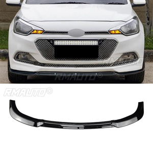Gloss Black <b>Car</b> Front Bumper Lip Splitter <b>Diffuser</b> Spoiler Guard ABS Trim Accessories <b>for</b> Hyundai I20 MK2 Pre-facelift 2015-2017 - Product Image 1