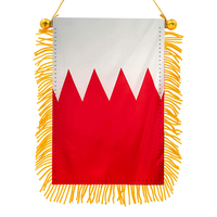 Mini drapeau de pays, fanion, rétroviseur, frangé, double face, drapeau du Cuba, écologique, personnalisable
