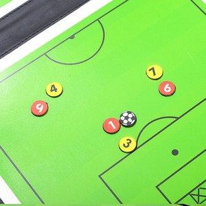 Tableau tactique pliable en cuir, outil d'entraînement <span class=keywords><strong>de</strong></span> <span class=keywords><strong>football</strong></span> portable, équipement d'entraînement pour la stratégie d'équipe - Product Image 4