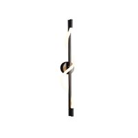 Moderne Nordique Minimaliste Chambre Lumière Linéaire De Luxe Salon Note Design Lampe De Chevet Fer Couloir Mur Fond Éclairage