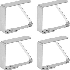 Best Seller Stainless Steel Silver Thickened Strong Table Cover Cloth <b>Clip</b> Tablecloth <b>Clamp</b> Holder - Product Image 2