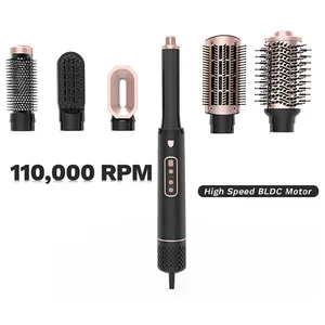 2023 Saudi Arabia Hot Air Brush 2 In 1 Hair Styling Brush 1000W Professional Hair Dryer Brush Styler