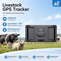 Rastreador GPS GLONASS para Animales, Dispositivo de Rastreo de Ganado, Collar 4G, Mini Chip Agrícola para Vacas, Ovejas, Cabras, Caballos, Localizador GPS