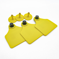 Tag Telinga Hewan RFID Tahan Air FDX-B 134.2Khz Chip EM4305 untuk Sapi Ternak Kartu Kontrol Akses Elektronik