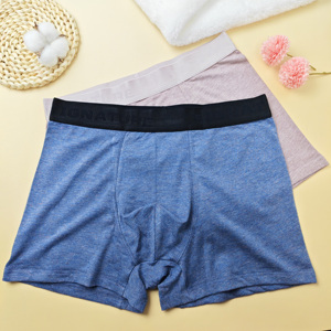 Men Blue Knitted <b>Boxer</b> <b>Custom</b> Logo Best Quality <b>Boxer</b> for Men Underwear With Private Logo Mens Briefs & <b>Boxers</b> Underwear Factory - Product Image 2
