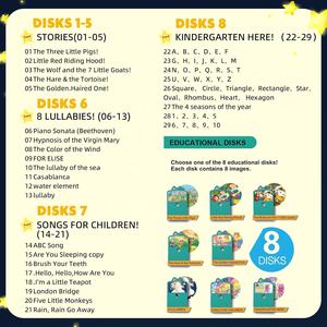 Proyector <span class=keywords><strong>de</strong></span> Cuentos para Niños Pequeños, Máquina <span class=keywords><strong>de</strong></span> Sueños con Cuentos, Proyector <span class=keywords><strong>de</strong></span> Libros <span class=keywords><strong>de</strong></span> Cuentos con Historias Educativas y Música - Product Image 6