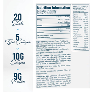 Suplemento de colágeno multivitamínico OEM en polvo con ácido hialurónico y vitamina C para la belleza de la piel y el crecimiento del cabello. - Product Image 2