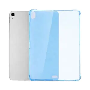 Clear Tablet Cases For Samsung Galaxy Tab A9 Plus A9+ 11 inch 4 Corner Shockproof Smart Android Pad Covers Cute Candy Colorful