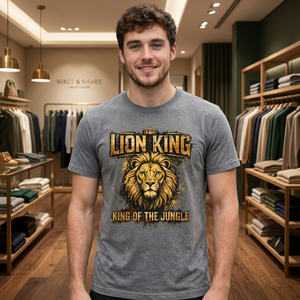 T-shirt décontracté pour homme, gris, avec logo sur le devant, manches courtes, coupe classique, col rond, 100% polyester, séchage rapide - Product Image 1