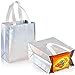 Bolsas de Compras Reutilizables Brillantes, Ecológicas, con Patrón de Diamantes, Asa Elegante, Plegables - Product Image 4