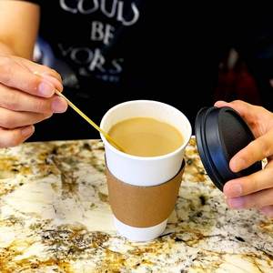 Pengaduk kopi kayu 5.5 "tongkat pengaduk kopi 1000 buah, <span class=keywords><strong>Birch</strong></span> alami ujung bulat tebal kayu <span class=keywords><strong>Birch</strong></span> ramah lingkungan untuk minuman - Product Image 5