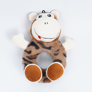 Jouet pour chien en peluche amusant et durable, résistant aux morsures, avec son, pour petits et moyens chiens - Idéal pour l'auto-entretenement quotidien - Product Image 1