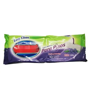 Descartável Floor Water Wet Wipes Mop Algodão Orgânico Toalha Floor Mopping Wipes Para Limpeza Doméstica