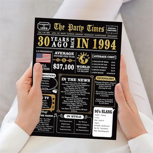 ニューエイジの誕生日楽しいグリーティングカードレトロな誕生日デコレーションシンプルでエレガントなグリーティングカード製品 - Product Image 2