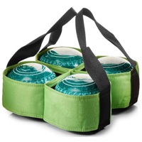 Sac de transport pour 4 boules de lawn bowling en polyester Oxford 600D, pour intérieur et extérieur (sans boules)
