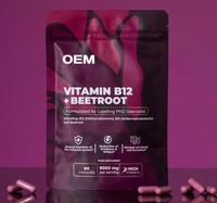 Capsules de Betterave OEM Naturelles 90 unités – Complément Alimentaire Énergisant, Bien-être, Immunité, à Base de Plantes pour Femmes Enceintes