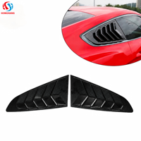 HONGHANG Factory Wholesale Side Window Louvers Type a for Ford Mustang 2015 2016 2017 2018 2019 ABS Quarter Window Shutters