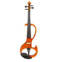 Violín Eléctrico Tamaño 4/4 con Diapasón de Ébano, Fabricante OEM de China, Suministro de Alta Calidad para Intérpretes y Grabaciones