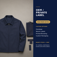 Jaket Eksekutif Pria Campuran Wol 70% Grosir, Jaket Bisnis Kasual 70% Wol, Ritsleting Depan, Navy Twill, Seragam Kantor OEM