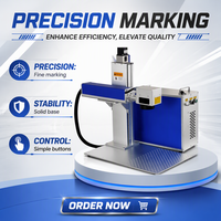 Machine de marquage laser à fibre Mopa Raycus JPT 30w 50w 60w avec autofocus pour la gravure sur métal et plastique, marquage permanent de logo et code QR