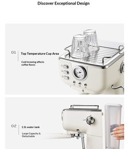Macchina da Caffè Koffiemachine CM3120 20 Bar, Pre-infusione a Bassa Pressione, Compatta per Angoli di Casa - Product Image 6