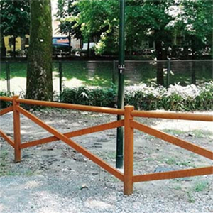 Clôture de jardin en acier corten de style moderne, résistante aux intempéries, écologique, garde-corps extérieur pour maisons, sécurité commerciale - Product Image 1