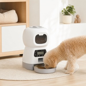 Distributeur de nourriture pour animaux de compagnie programmable, 3,5 L, double alimentation, mémoire en cas de panne de courant, pour l'alimentation des chats en extérieur pendant les vacances - Product Image 5