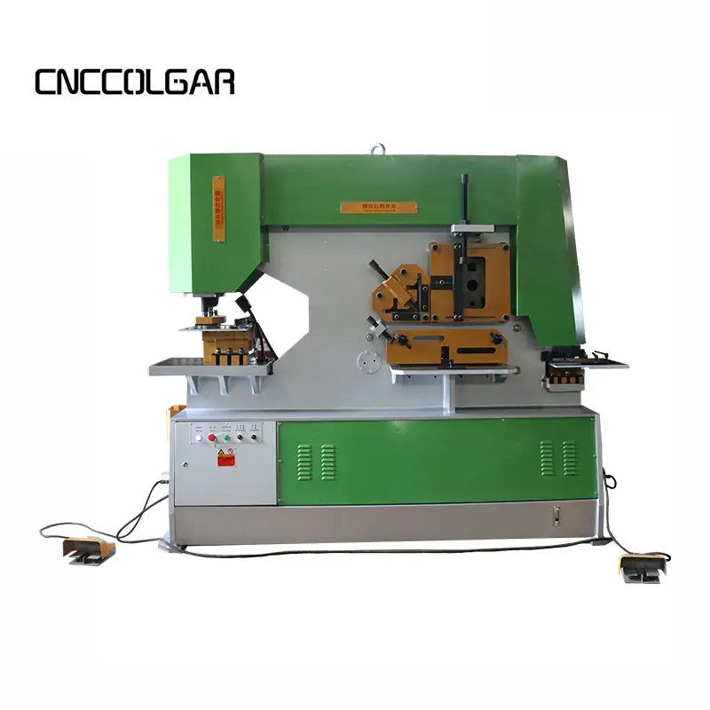 Hydraulic Ironworker Sheet Metal Shearing and Punching Machine Iron Worker