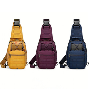 タクティカル卸売チェストリグバッグ ナイロン多機能トレーニング登山防水EDC MOLLEスリングベスト - Product Image 1