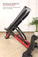Banc de musculation réglable en acier pour haltères, équipement de fitness pour salle de sport – Offre spéciale
