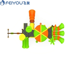 Jeux de parc en plastique, aire de jeux extérieure commerciale pour enfants - Product Image 6