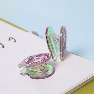 Clips de Acrílico y PP Personalizados al por Mayor, Clips de Almacenamiento con Personajes de Anime y Dibujos Animados para Estudiantes y Oficinas, Accesorios Decorativos para Escritorio - Product Image 2