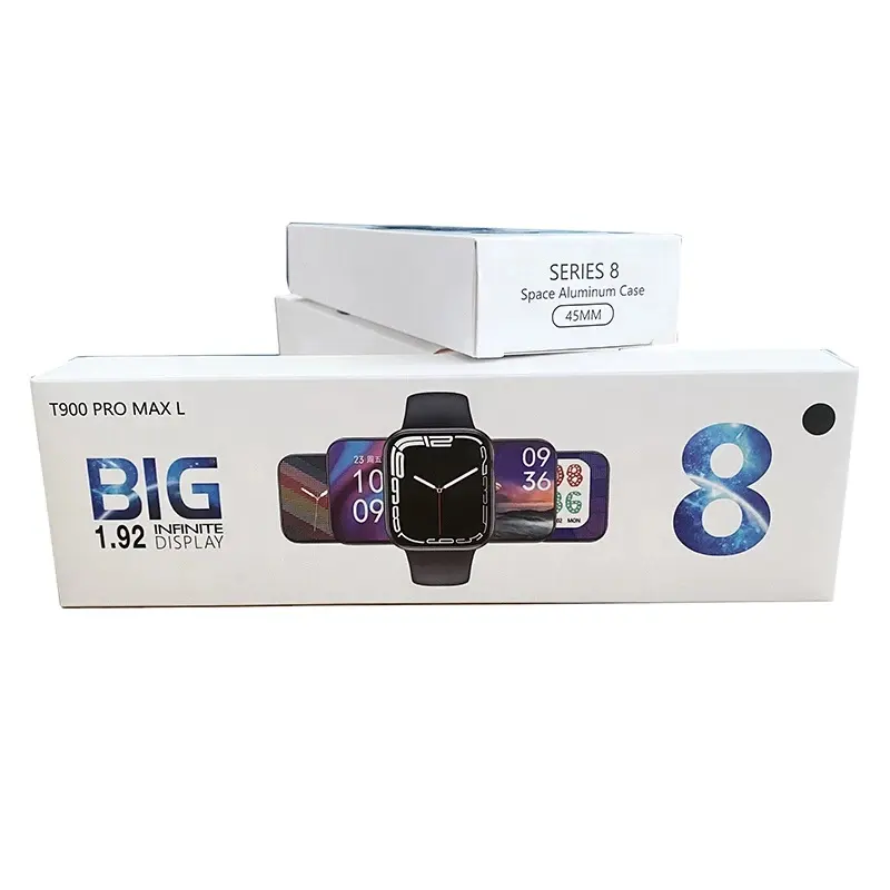 Hot sell T900 Pro Max L Series 8 Smartwatch 1.92 Inch Big Screen T900 mobile phone montre Reloj Inteligente Smart Watch