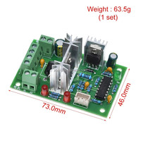 Pengontrol Kecepatan Motor DC CCM2 10V 12V 24V 30V Maju dan Mundur 120W Modul Papan Pengontrol PWM DC