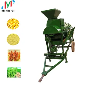 Big type farm use Multifunctional corn maize rice bean thresher/High standards shelling PTO Tractor Driven Multi Crop Thresher