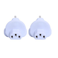 Adaptateur QJ UK Angleterre, connecteur C13, prise industrielle avec prise 220V 15A, matériau ignifuge PC