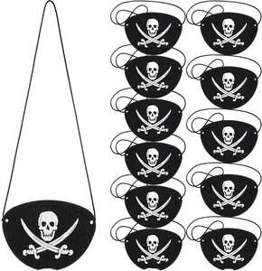 All'ingrosso Halloween EVA feltro pirata Cosplay accessori per il trucco per bambini Crossbones a tema festa <span class=keywords><strong>maschere</strong></span> pigri occhio per feste - Product Image 1