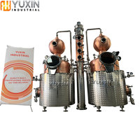 Distillateur de cuivre whisky mini équipement de distillerie colonne de reflux machine immobile