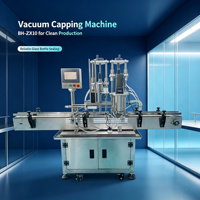 Machine de capsulage automatique rotative linéaire à grande vitesse avec trieuse et alimentateur de bouchons pour bouteilles en plastique, en verre et canettes, multi-têtes