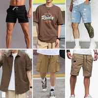 Ropa de Hombre de Verano, Moda Mixta, Camiseta de Algodón Puro, Camisa Polo Casual, Pantalones Cortos, Envío Aleatorio, Venta al Por Mayor