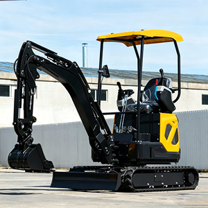 Mini Excavadora de 1.8T y 2 Toneladas con Motor de Orugas y Retroexcavadora para Uso Agrícola y Doméstico - Product Image 4