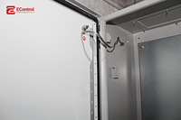 Grand coffret de distribution électrique en acier laminé à froid avec revêtement en poudre IP65, armoire de commande industrielle à double porte 1800x800x500mm