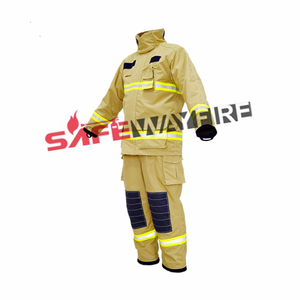 Огнестойкий Nomex Teijin хаки/темно-синий арамидный 3-слойный Пожарный Костюм пожарная куртка и брюки для пожарных - Product Image 4