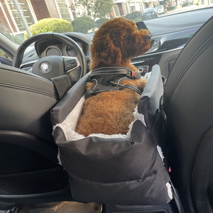 <span class=keywords><strong>Housse</strong></span> de siège auto pour chien, hiver, pour petits animaux, voyage en voiture, matériau Oxford, siège auto chaud pour chat et chien, siège de sécurité pour petits chiens - Product Image 1