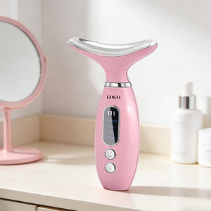 Dispositivo de masaje facial portátil con carga USB LED, rodillo masajeador facial y de cuello, dispositivo de lifting para uso doméstico. - Product Image 1